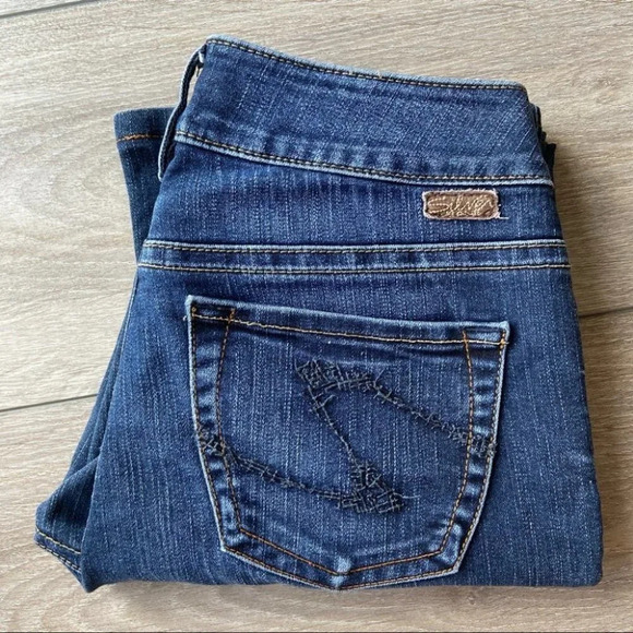 Silver Slim Bootcut Sukiyaki Jeans - Picture 14 of 15